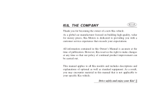 2011 KIA Borrego Owners Manual